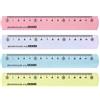 Arda Righelli in alluminio 15 cm Arda colori assortiti in conf. da 24 pz - 17815COLBA