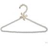 5x Bianco ABS Perla Adulti Appendiabiti Cappotto Gonna Pantaloni Grip Holder