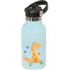 SAFTA Infantil Dino - Borraccia termica, in acciaio inox, doppio isolamento, per 12 ore di bevande calde e 24 ore di bevande fredde, 350 ml, 7,3 x 19,5 cm