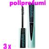Maybelline New York 3 X Maybelline mascara waterproof nero total temptation 9,4 ml