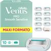 Gillette Venus Pro Smooth Sensitive Lamette Donna Confezione da 10 10 Ricambi a