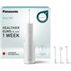 Panasonic Serie 600 Irrigatore Orale a Ultrasuoni EW-DJ67-W303, Idropulsore dentale, 200ml, IPX7, 2 Ugelli a Ultrasuoni, 1 Ugello Ortodontico e 1 Ugello per Pulire la Lingua, 5 Livelli di Pressione