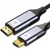 Co2 Adattatore cavo HDMI CO2 USB-C, hub da USB Type C a HDMI MHL 8K 60Hz 2M