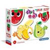 Clementoni- My First Puzzle-Frutta e Verdura-2-3-4-5 Pezzi, Multicolore, 20815