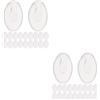 Reusable Transparent Silicone Nose Pads for Glasses Soft Comfortable Antislip