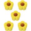 Elegant Yellow Velvet Ring Box Reusable Case for Engagement and Gift Storage