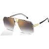Carrera 1054/S Uomo Occhiali da Sole Rhl / FQ Oro/Nero/Grigio Gradiente Con Oro