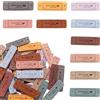 AFVWES 60 Etichette Handmade in Pelle per Vestiti Targhette Personalizzate da