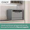 CANDY CP6E51LS LAVASTOVIGLIE DA APPOGGIO 55CM 6COPERTI 8 PROGRAMMI SILVER CL.E
