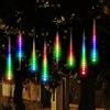 Luci di Natale da Esterno Natalizie LED Effetto Pioggia Stella Cadente