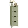 VASAGLE Mobile da Bagno, con 4 Cassetti, 30 x 30 x 82,2 cm
