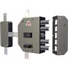 CR Serrature Serratura Porta Blindata chiusura quintupla con scrocco 4 catenacci + 3 chiavi -