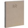 Exacompta 296426E Agenda da ufficio Consultazioni 29S Spiralato Forever riciclato 29,7 x 21 cm Settimanale da gennaio a dicembre 2026 - Lino