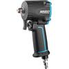 Hazet Avvitatore pneumatico HAZET 9012M-1, extra corto solo 80 mm, coppia di sgancio max. coppia di rilascio: 1200 Nm, quadro 12,5 mm (1/2 pollice), pressione di esercizio: 6,3 bar
