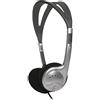Karma, HP 1097TV cuffia stereo per tv con volume regolabile e cavo da 5 metri, grigio