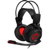 MSI DS502 GAMING HEADSET - Cuffie con audio surround virtuale 7.1, sistema di vibrazione, Neodymium Drivers da 40 mm, microfono omnidirezionale, controlli in linea, connettore USB 2.0 - cablato
