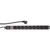 LogiLink PDU9C02 unità di distribuzione dell'energia (PDU) Nero 9 presa(e) AC