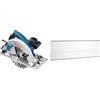 Bosch Professional 060157A000 Sega Circolare GKS 85, Lama Ø: 235 mm, 1x Lama Circolare Optiline Wood, in Scatola di Cartone, 2200 watts, 230 volts + Accessori professionali FSN 70 Guide Rail
