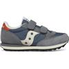 Saucony Sneaker Jazz Double HlSneaker Unisex per Bambini, Grigio, Blu, Arancione., 37.5 EU