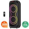 Media-tech POWER AUDIO MAX - Altoparlante Bluetooth di grandi dimensioni, 120 W RMS/1400 W