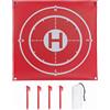 FEQDWOX Tappetino Atterraggio Drone Quadrato Rosso Kit Picchetti Antivento e
