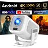 AKIYO [Apps integrate & Auto Focus] AKIYO O4 Proiettore 4K WiFi 6 Bluetooth 5.4 1080P
