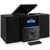 Denver Impianto Stereo Casa Lettore CD con Casse Radio FM CD Player Lettore CD
