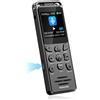 Volorful 70 Ore Registratore Vocale Digitale Professionale 16GB di Memoria