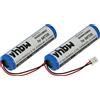 vhbw 2x batteria sostituisce BATT20L per digital radio (2200mAh 3,7V Li Ion)