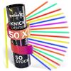 molinoRC 50x Set braccialetti luminosi fluorescenti - 6 fantastici colori - B