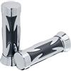 Customaccess PO0011J - Set di manopole cromate 26 MM CRUZ DE MALTA