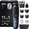 Braun All-in-One Series 7 AIO7540 11-in-1 Rasoio Elettrico Regolabarba Trimmer