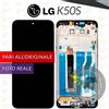 LG DISPLAY LG K50S LMX540 X540 SCHERMO LCD FRAME TOUCH SCREEN PARI A ORIGINALE