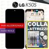 LG DISPLAY LG K50S LMX540 X540 SCHERMO LCD FRAME TOUCH SCREEN +COLLAeKIT