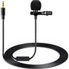 Moman V01CP Microfono lavalier con clip microfono omnidirezionale da 3,5 mm TRS