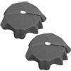 Durable Oxford Fabric Umbrella Base Cover Grey Waterproof Patio Protector