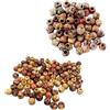 200pcs 10mm 12mm perle di legno rotondi per monili che fanno incantare i