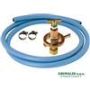 REGOLATORE 8 KG/H PER BOMBOLA GAS GPL CUCINA BARBECUE + TUBO GPL 2M + 2 FASCETTE