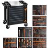A.M.C. Carrello porta attrezzi con ruote completo di utensili 7 cassetti 258 pezzi