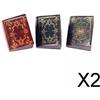 2X 1/12 Miniature Dollhouse Paper Book Model Desk Decor Giocattoli per bambini