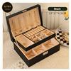 Portagioie 2 Livelli Nero 23x17x9,5 cm Organizer Gioielli