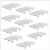 EMPOTEC 10 BANCALI PALLET PEDANA BIANCO ALIMENTI E MEDICINALI 120x80x14cm PORTATA 900KG