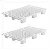 EMPOTEC 2 BANCALI PALLET PEDANA BIANCO PER ALIMENTI E FARMACIA 120x80x14cm PORTATA 900KG