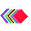 Magicify 20 Foulard Seta Magia 15x15 cm 10 Colori Apparizione Sparizione Trucchi