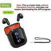 Auricolari Bluetooth HTC NE20 V6.0 AI Traduttore Cuffie Wireless OWS Clip LCD