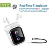 Auricolari Bluetooth HTC NE20 V6.0 AI Traduttore Cuffie Wireless OWS Clip LCD