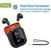 Auricolari Bluetooth HTC NE20 V6.0 AI Traduttore Cuffie Wireless OWS Clip LCD