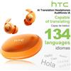 Auricolari Bluetooth HTC AI Cuffie Invisibili Traduttore Vocale 134 Lingue