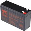 T6 Power Set di batterie T6 Power per APC Back UPS ES 400 VRLA 12 V