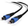 RedStar24 Cavo Ottico 3m Digitale Toslink Audio 3 Metri Contatti Placcati in Oro